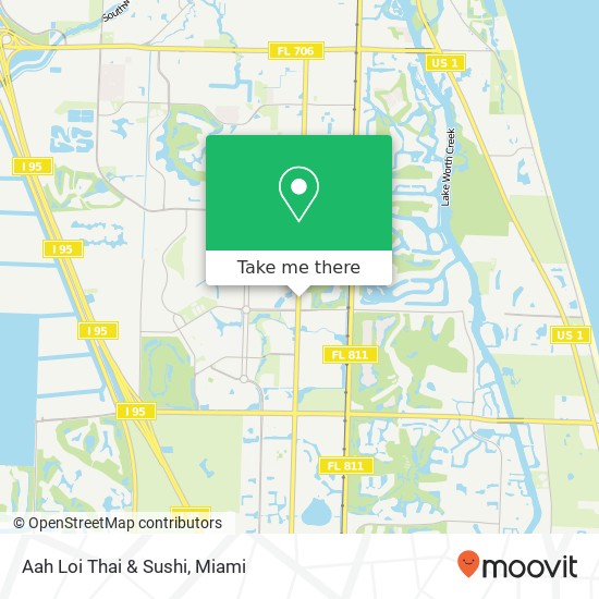 Aah Loi Thai & Sushi, 3755 Military Trl Jupiter, FL 33458 map