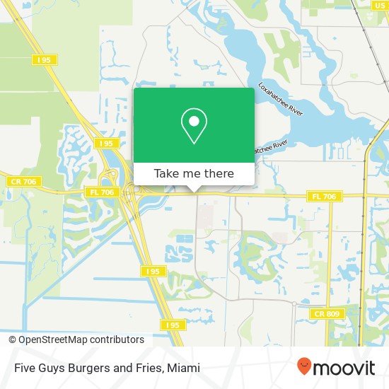Five Guys Burgers and Fries, 2532 W Indiantown Rd Jupiter, FL 33458 map