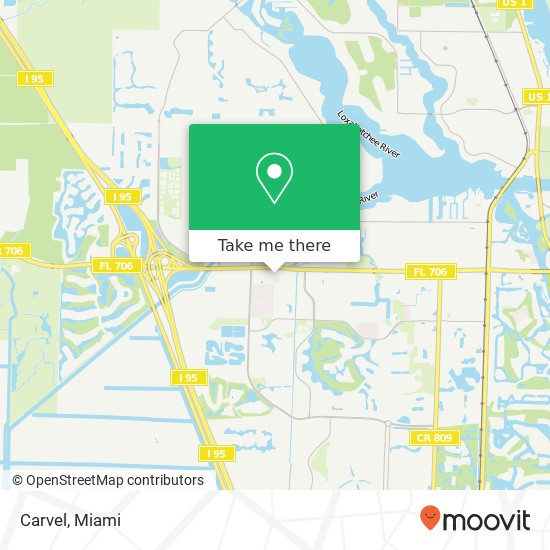 Mapa de Carvel, 6230 W Indiantown Rd Jupiter, FL 33458