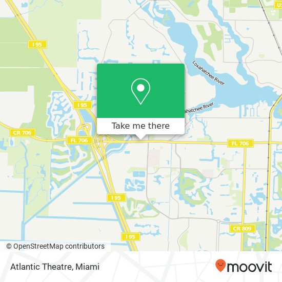 Mapa de Atlantic Theatre