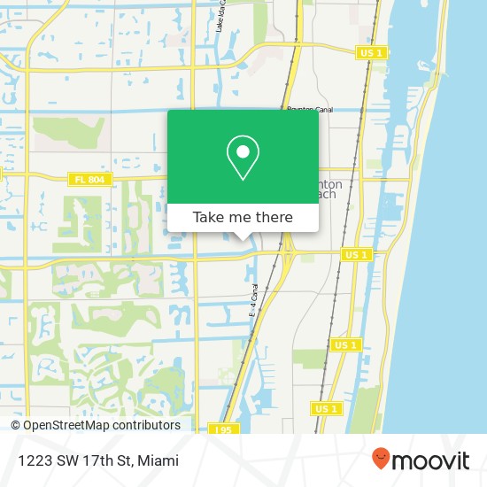 1223 SW 17th St map