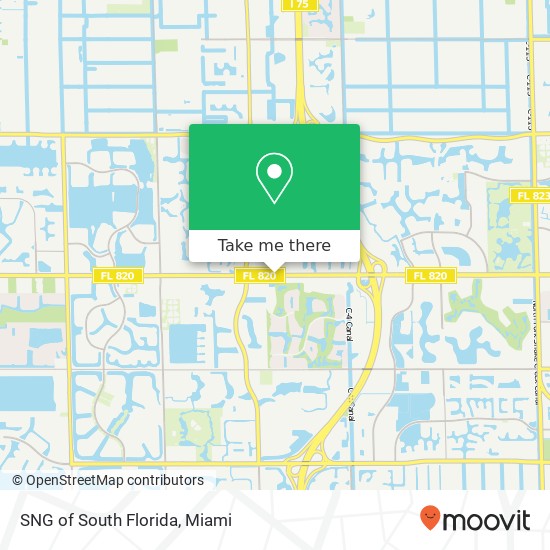 SNG of South Florida map
