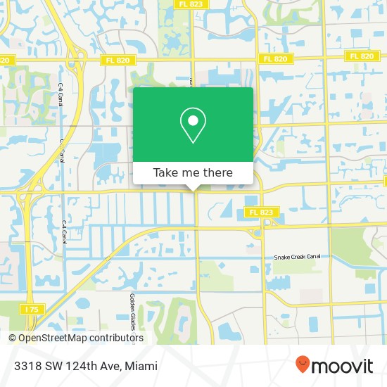3318 SW 124th Ave map