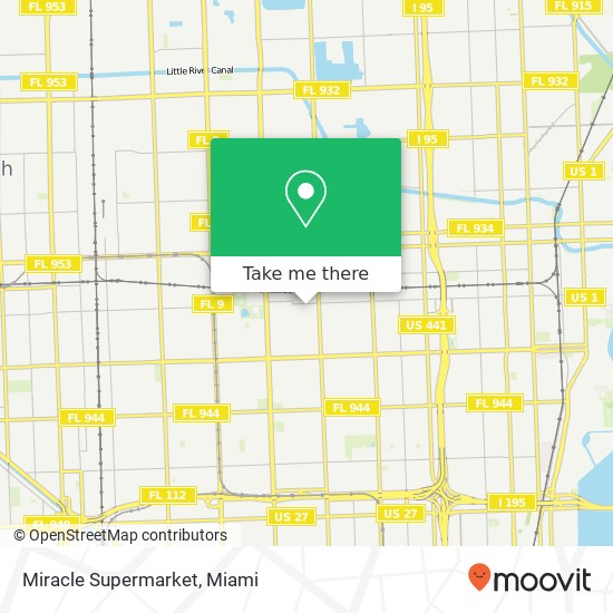 Miracle Supermarket map