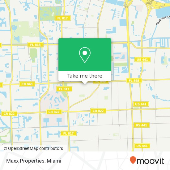 Mapa de Maxx Properties