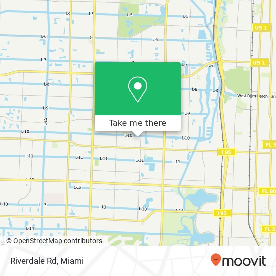 Riverdale Rd map