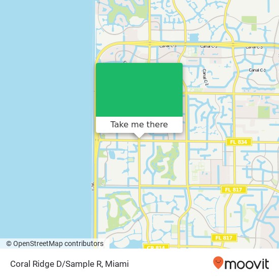 Coral Ridge D/Sample R map