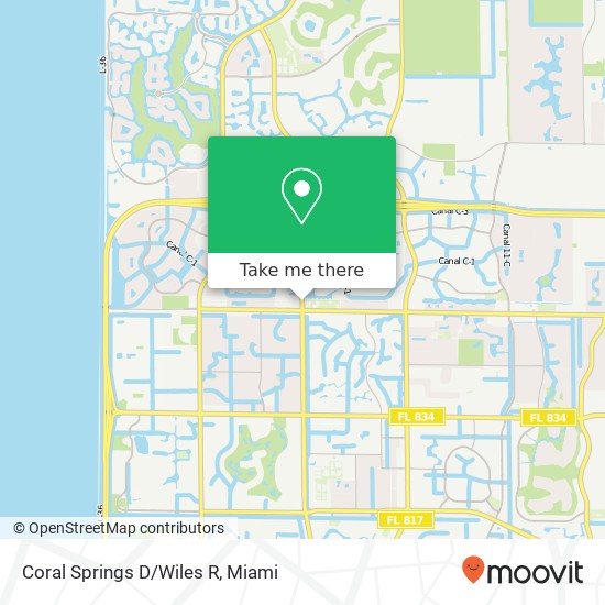 Coral Springs D/Wiles R map