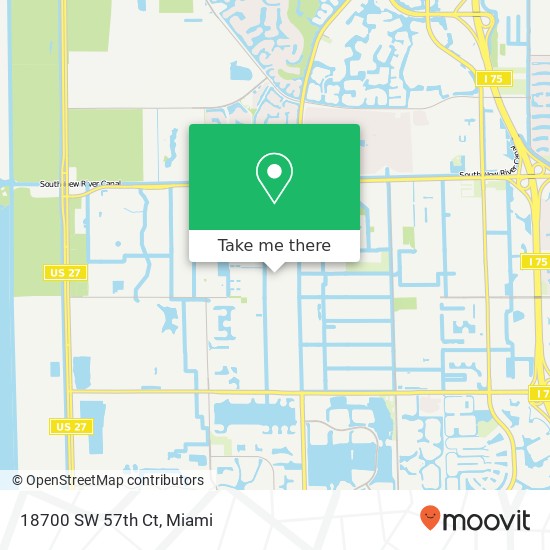 18700 SW 57th Ct map