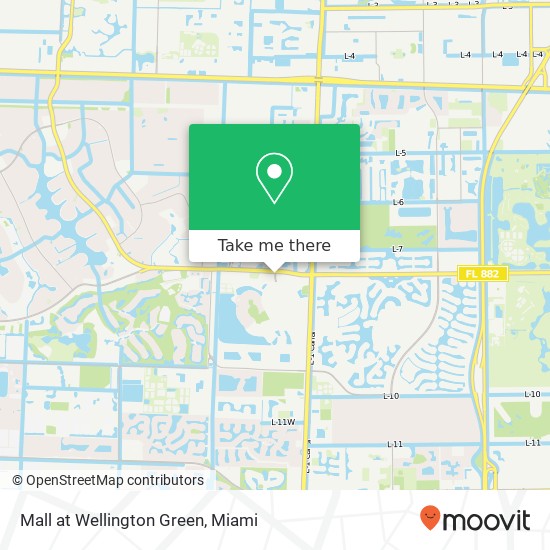 Mall at Wellington Green map