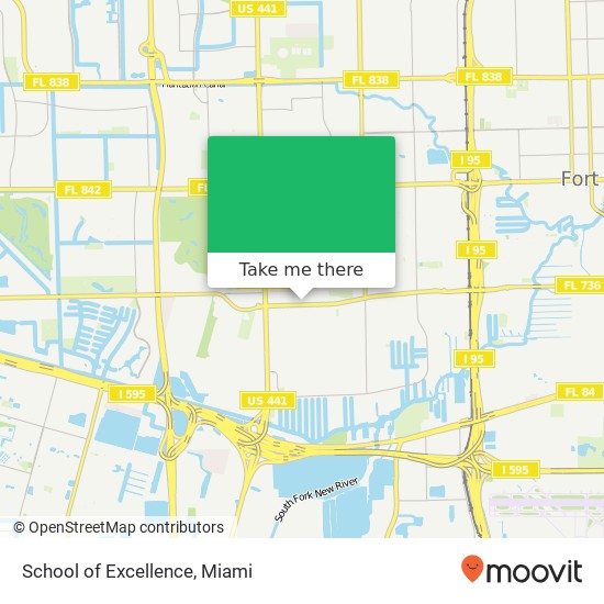 School of Excellence map