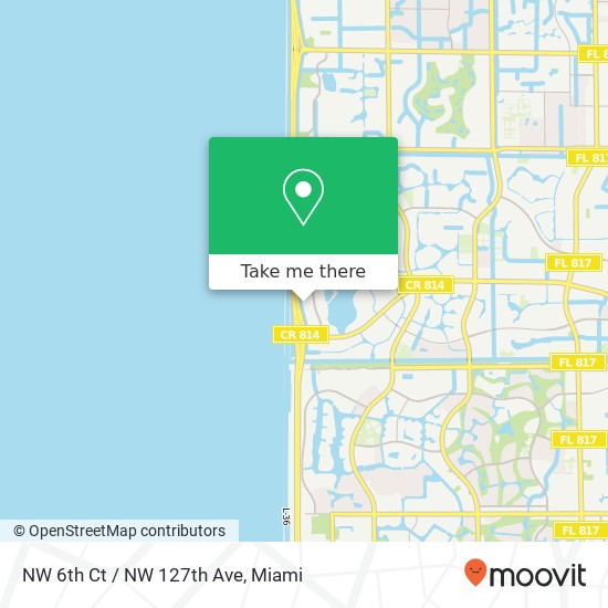 NW 6th Ct / NW 127th Ave map