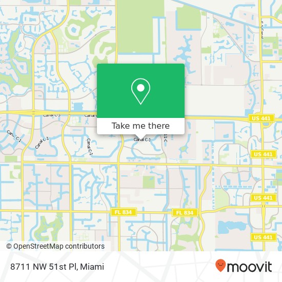 8711 NW 51st Pl map