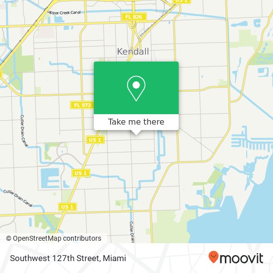 Mapa de Southwest 127th Street