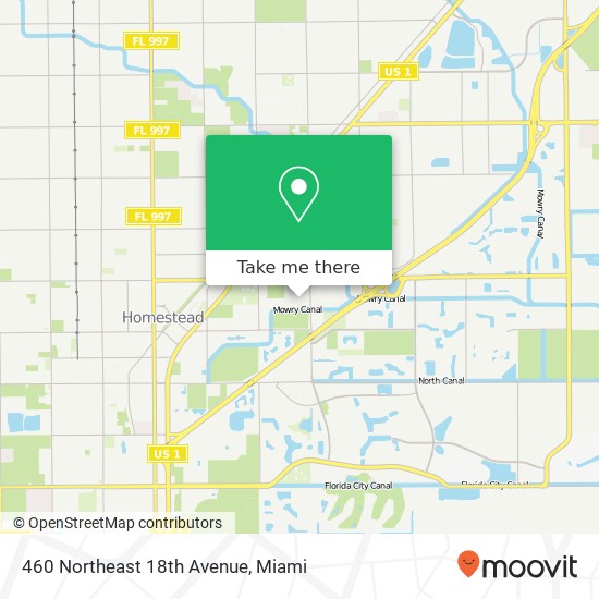 460 Northeast 18th Avenue map