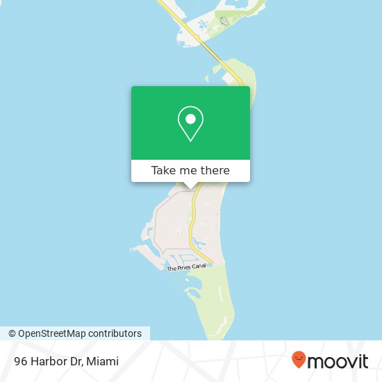 Mapa de 96 Harbor Dr