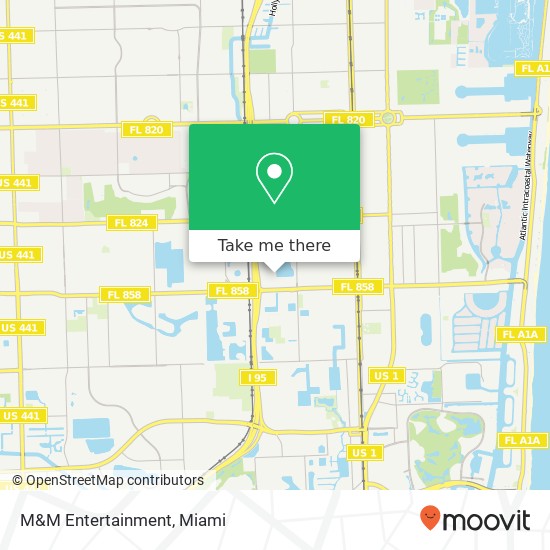 Mapa de M&M Entertainment