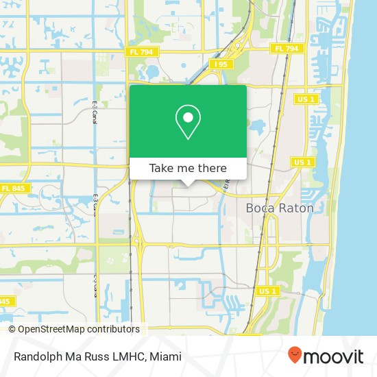 Randolph Ma Russ LMHC map