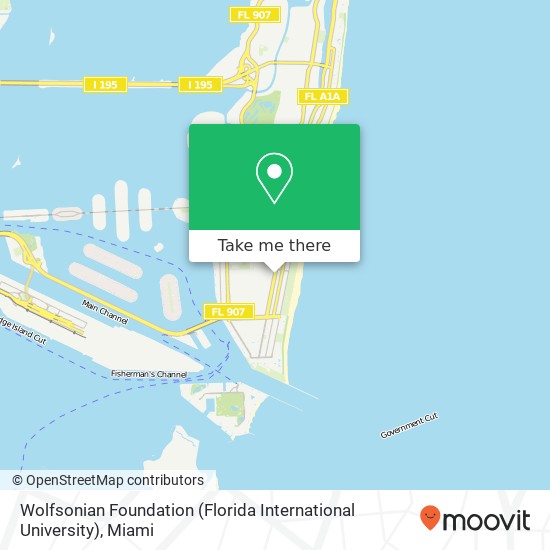 Wolfsonian Foundation (Florida International University) map