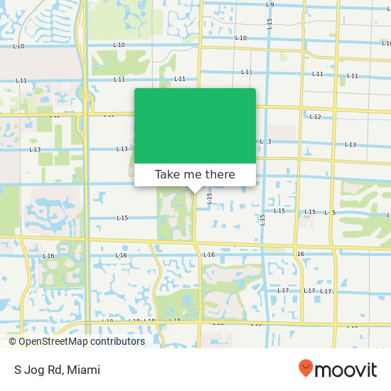 S Jog Rd map