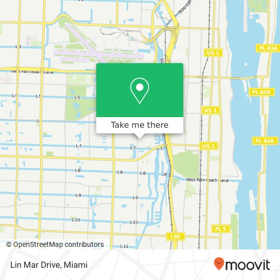 Lin Mar Drive map