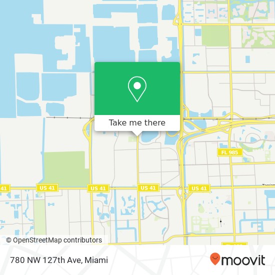 780 NW 127th Ave map