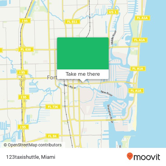 Mapa de 123taxishuttle