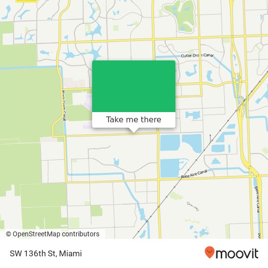 SW 136th St map