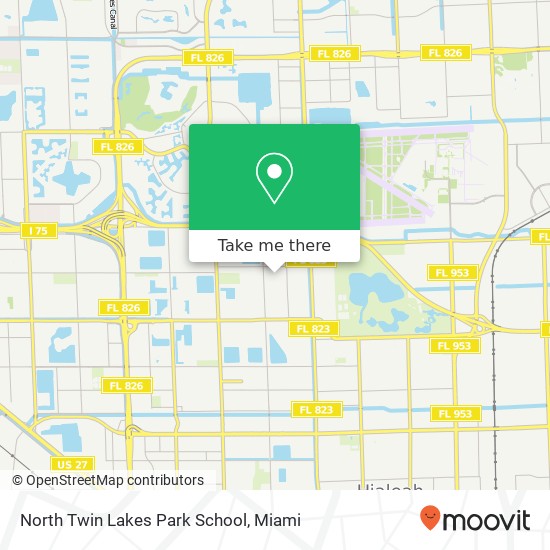 North Twin Lakes Park School map