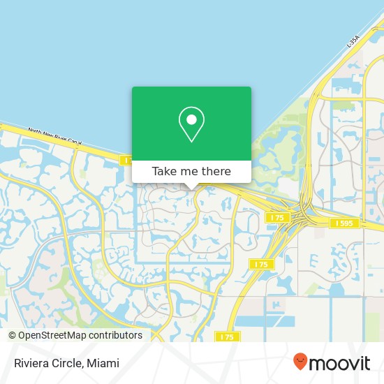 Riviera Circle map