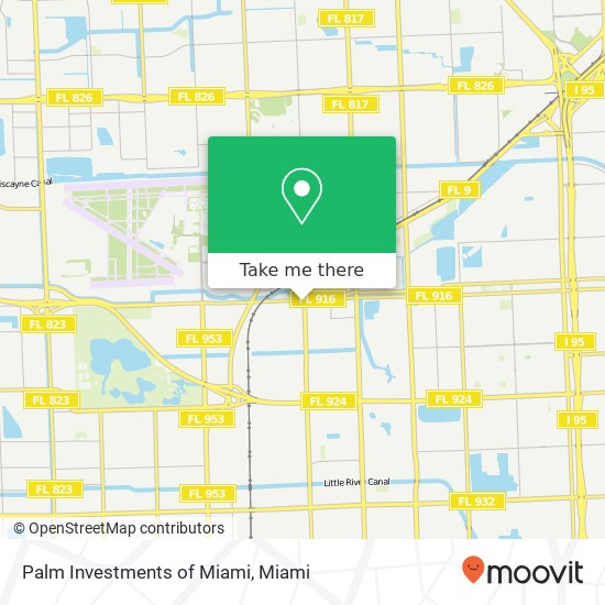 Mapa de Palm Investments of Miami