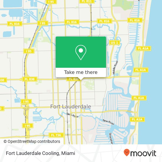 Mapa de Fort Lauderdale Cooling