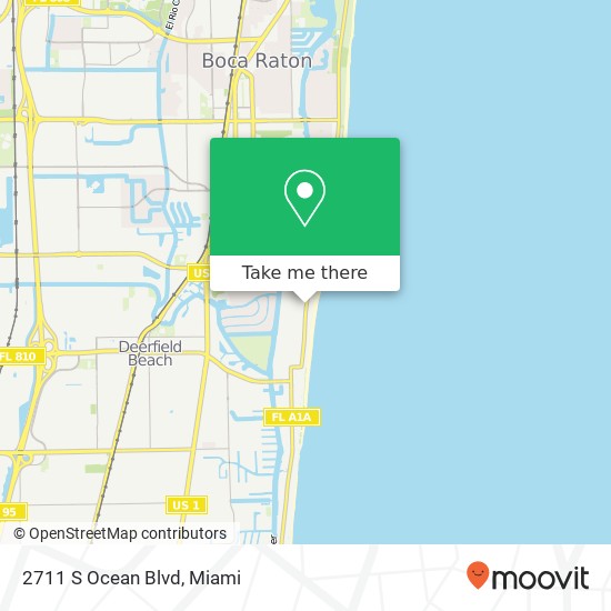 2711 S Ocean Blvd map