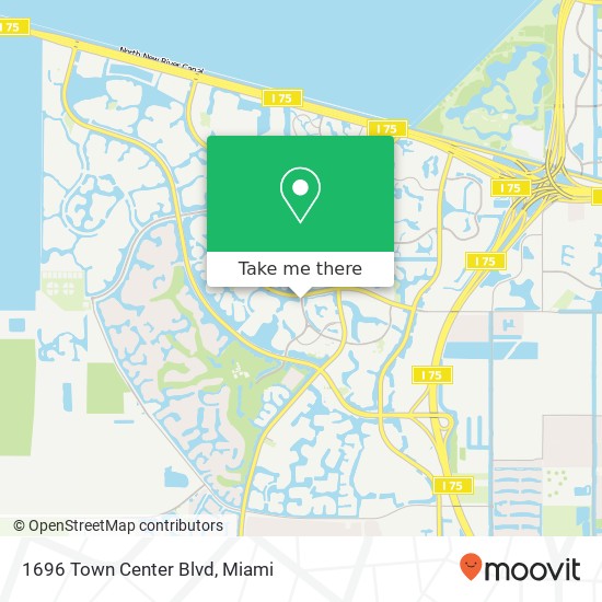 1696 Town Center Blvd map