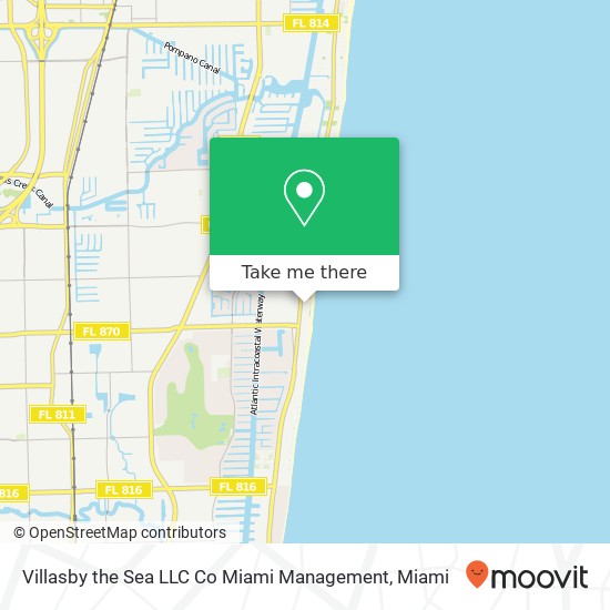 Mapa de Villasby the Sea LLC Co Miami Management