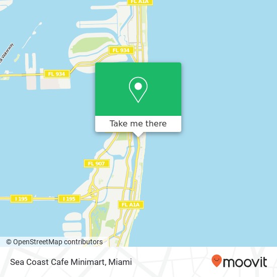 Mapa de Sea Coast Cafe Minimart