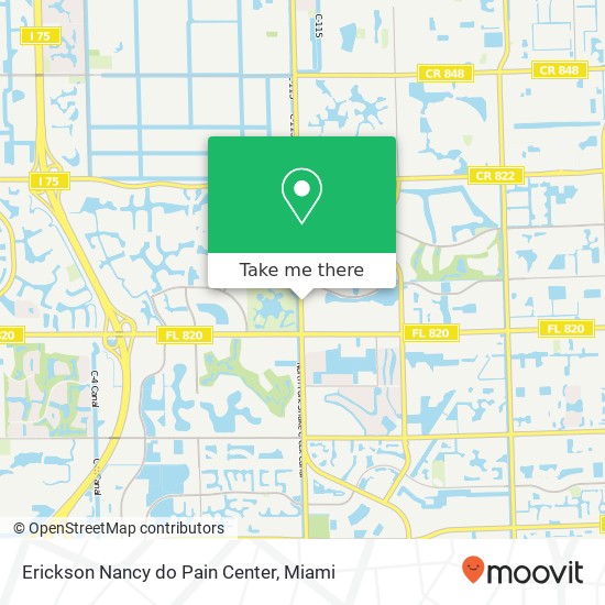 Erickson Nancy do Pain Center map