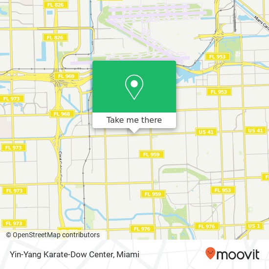 Yin-Yang Karate-Dow Center map