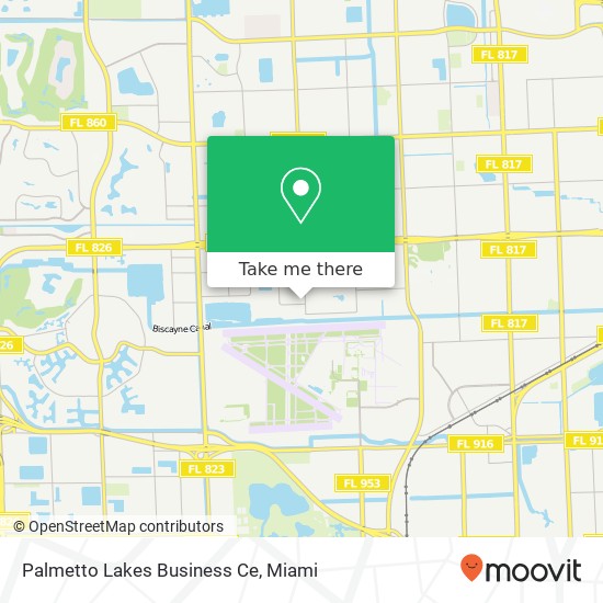 Mapa de Palmetto Lakes Business Ce