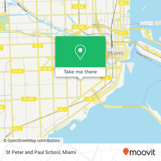 St Peter and Paul School map
