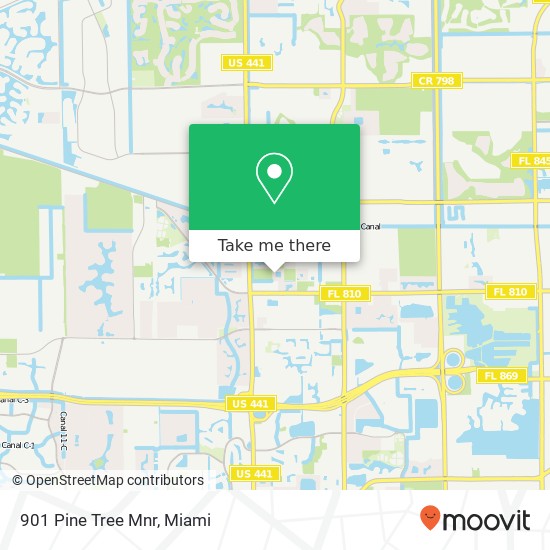 901 Pine Tree Mnr map