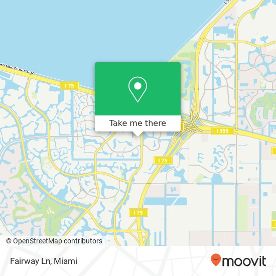 Mapa de Fairway Ln