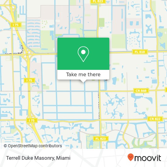 Mapa de Terrell Duke Masonry