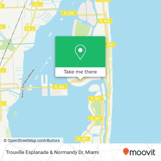 Mapa de Trouville Esplanade & Normandy Dr