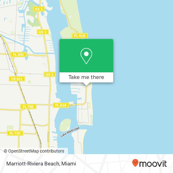 Mapa de Marriott-Riviera Beach