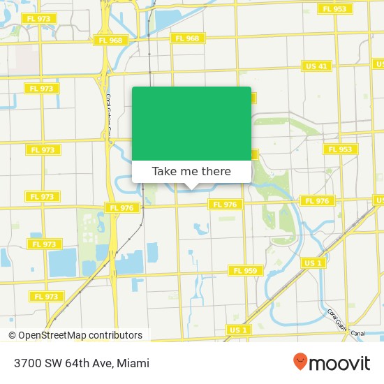 3700 SW 64th Ave map