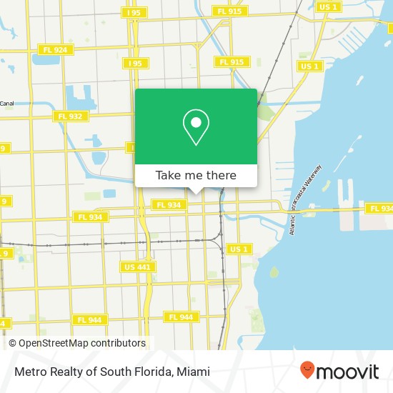 Metro Realty of South Florida map