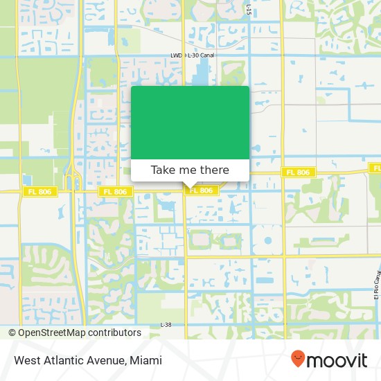 West Atlantic Avenue map