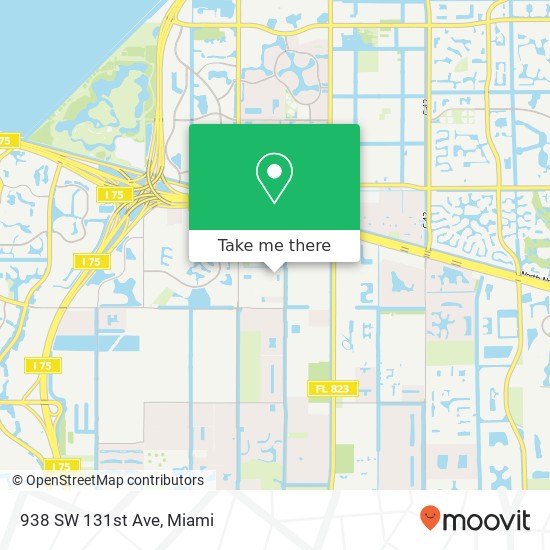 938 SW 131st Ave map
