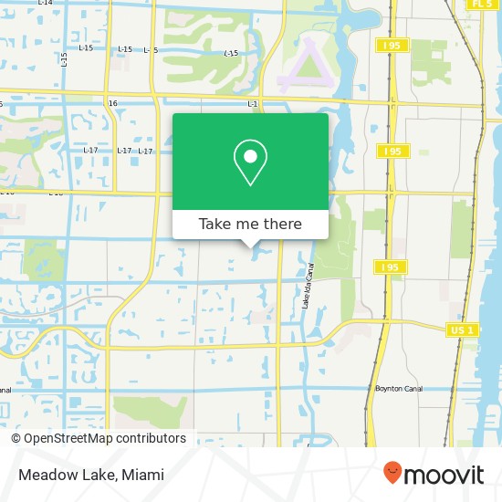 Mapa de Meadow Lake